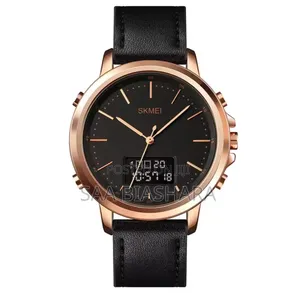 Skmei Dualtime Watch 1652 Waterproof Rosegold and Black