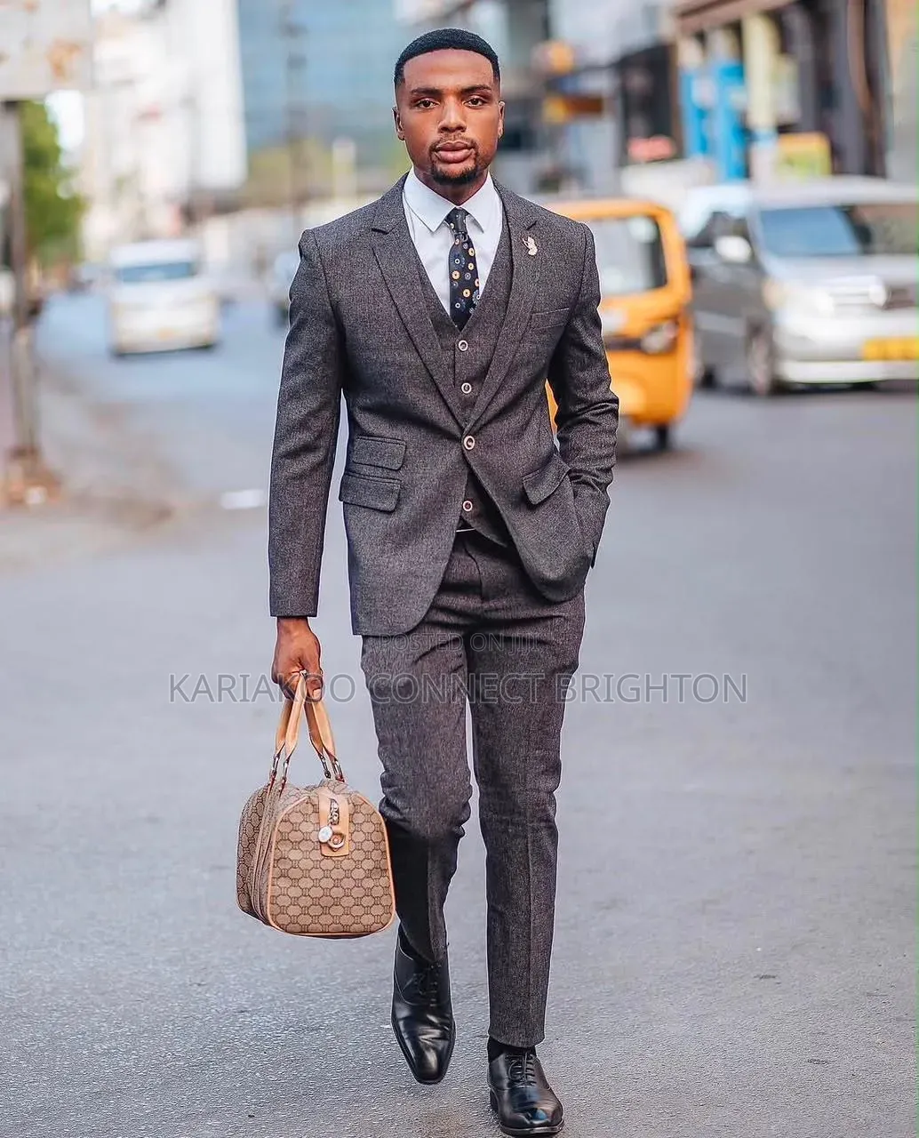 Charcoal Grey 3-PC Suit