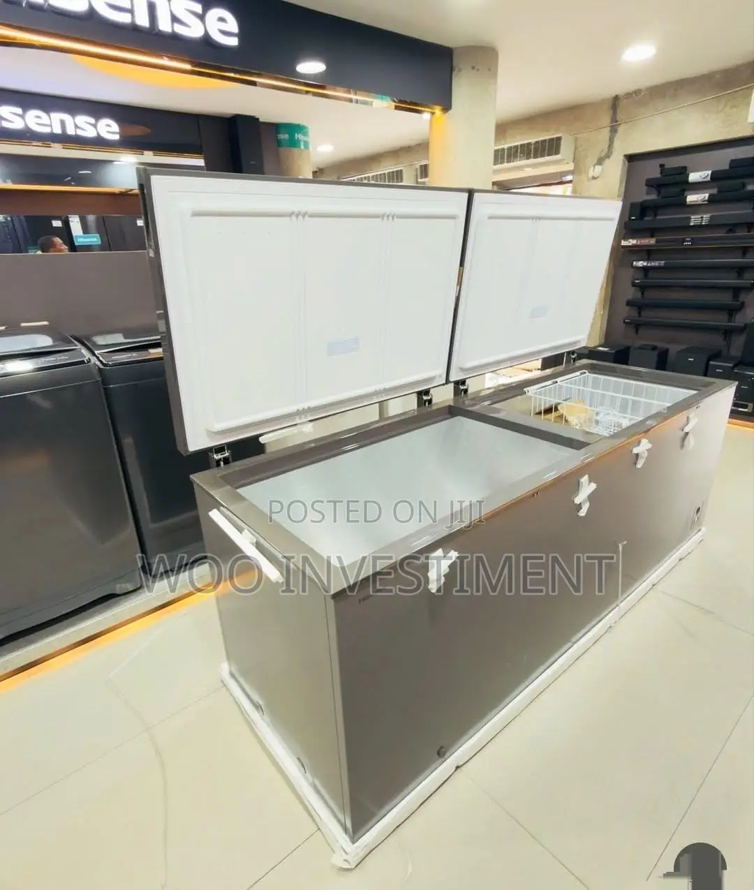 Chest Freezers Kubwa Kwa Biashara Na Nyumbani Brand New Zinapatikana.