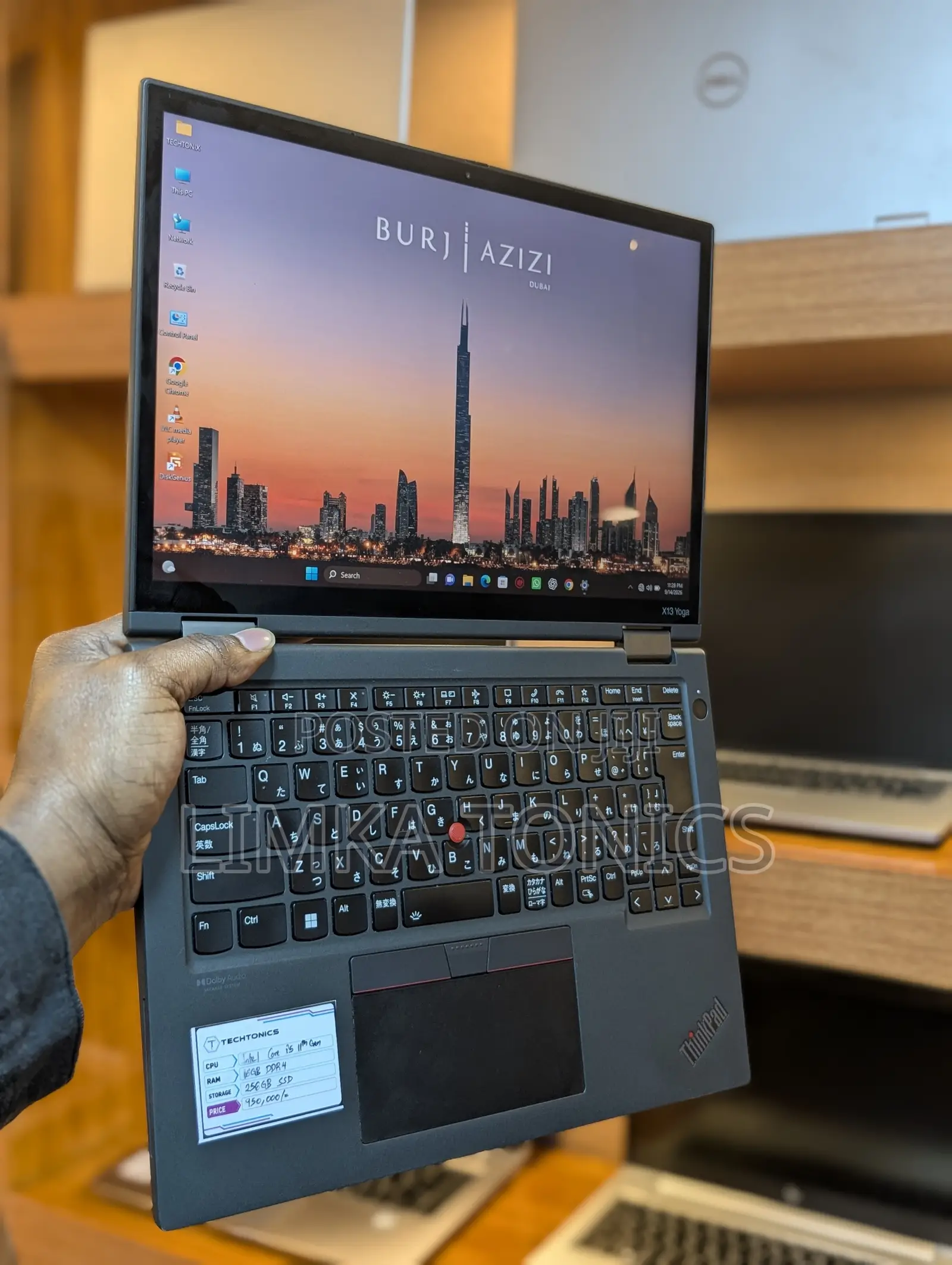 New Laptop Lenovo ThinkPad x13 Yoga 16GB Intel Core i5 SSD 256GB