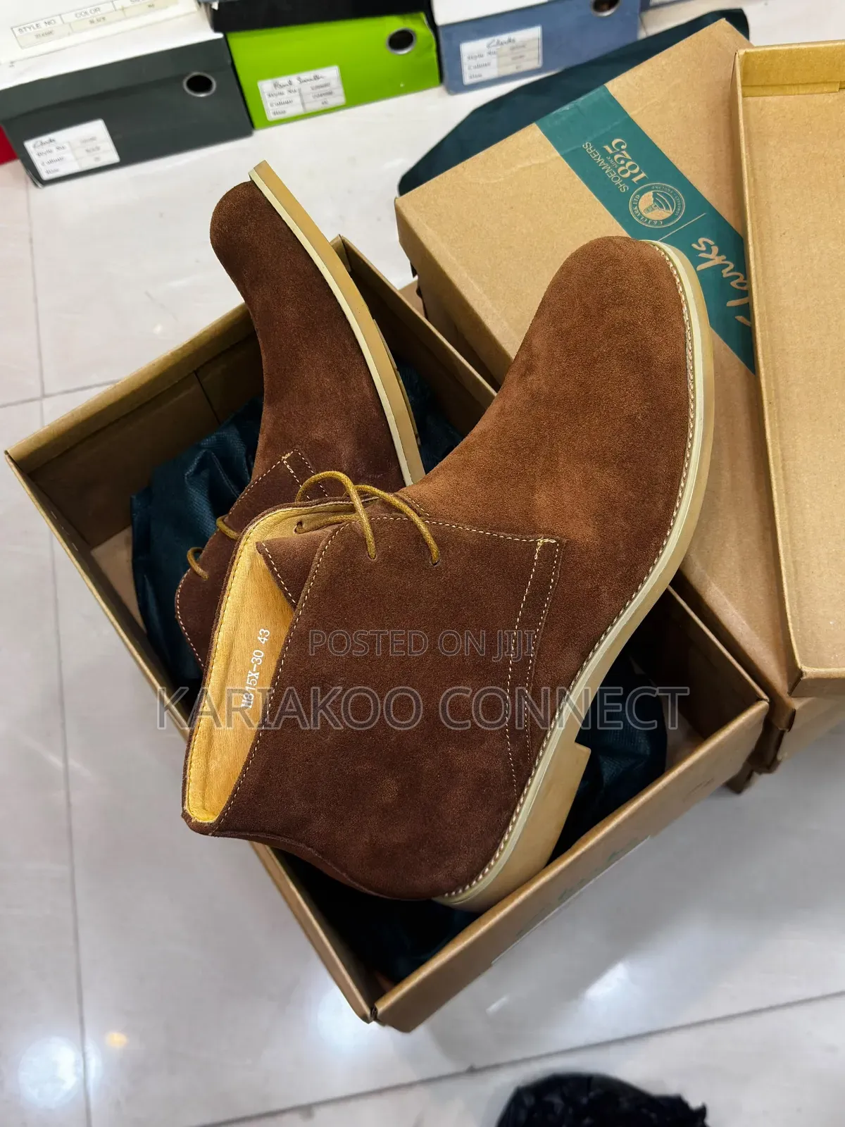 Suede Chukka Boots for Men