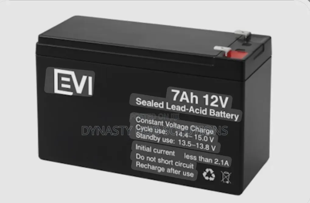 EVIA7-12 EVI Power 7AH 12 Volt Battery