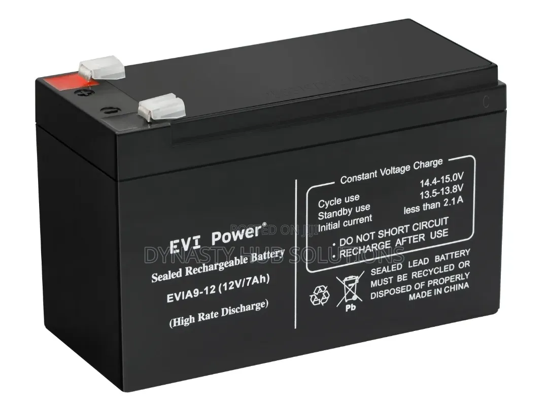 EVIA7-12 EVI Power 7AH 12 Volt Battery