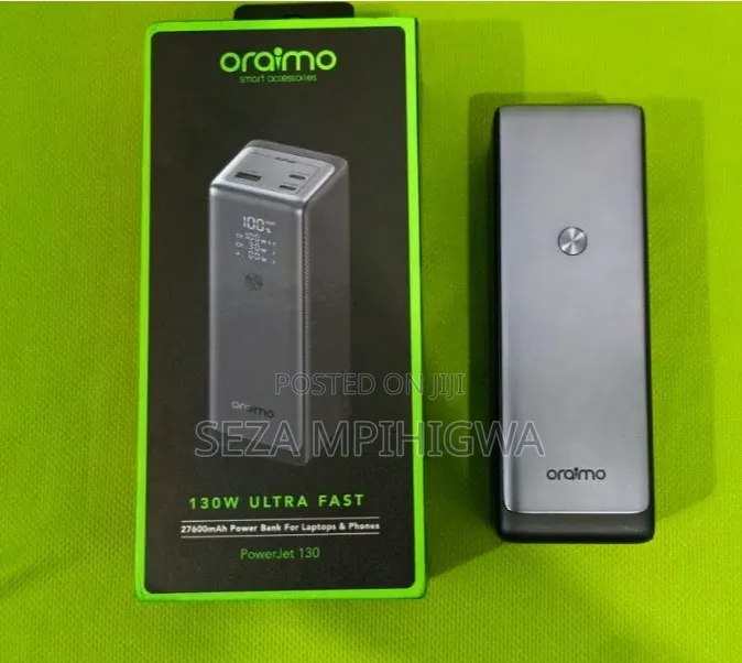 ORAIMO POWER JET 130W (Power Bank) Hii Ina Chaji Hadi Laptops.