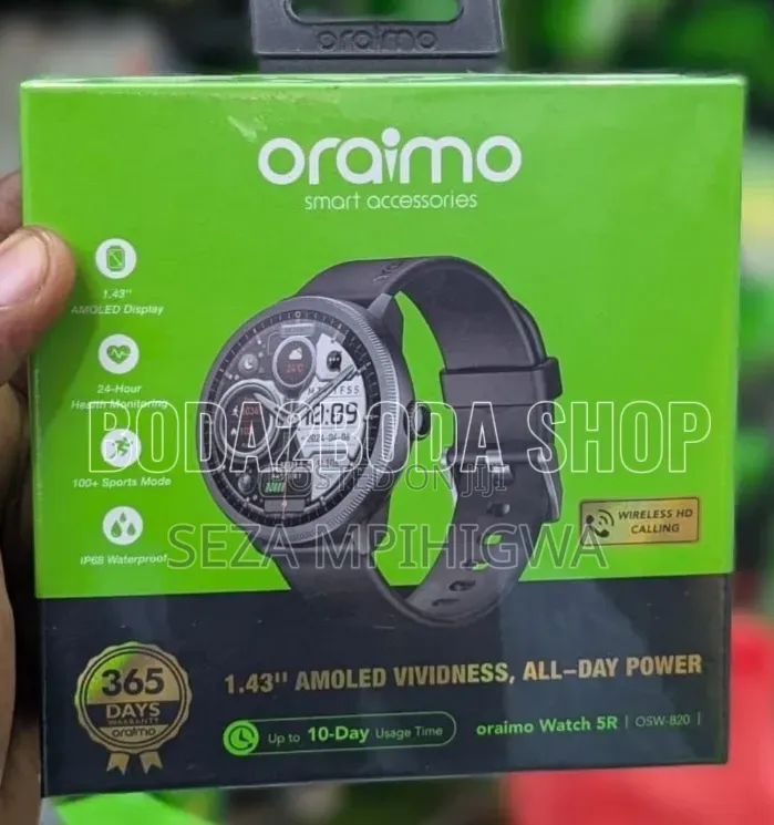 Oraimo Watch 5r 
Stay Ahead of Time