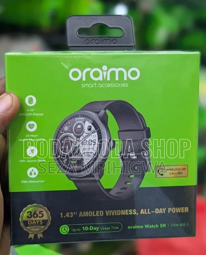 Oraimo Watch 5r 
Stay Ahead of Time