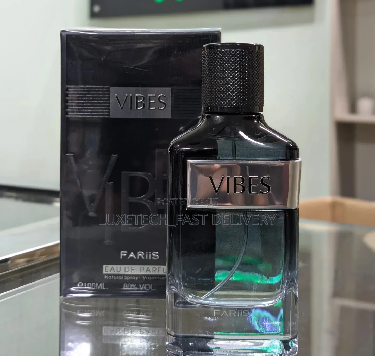 Fariis Vibes EDP 100ml – Men's Fresh Citrus Woody Perfume Long Lasting
