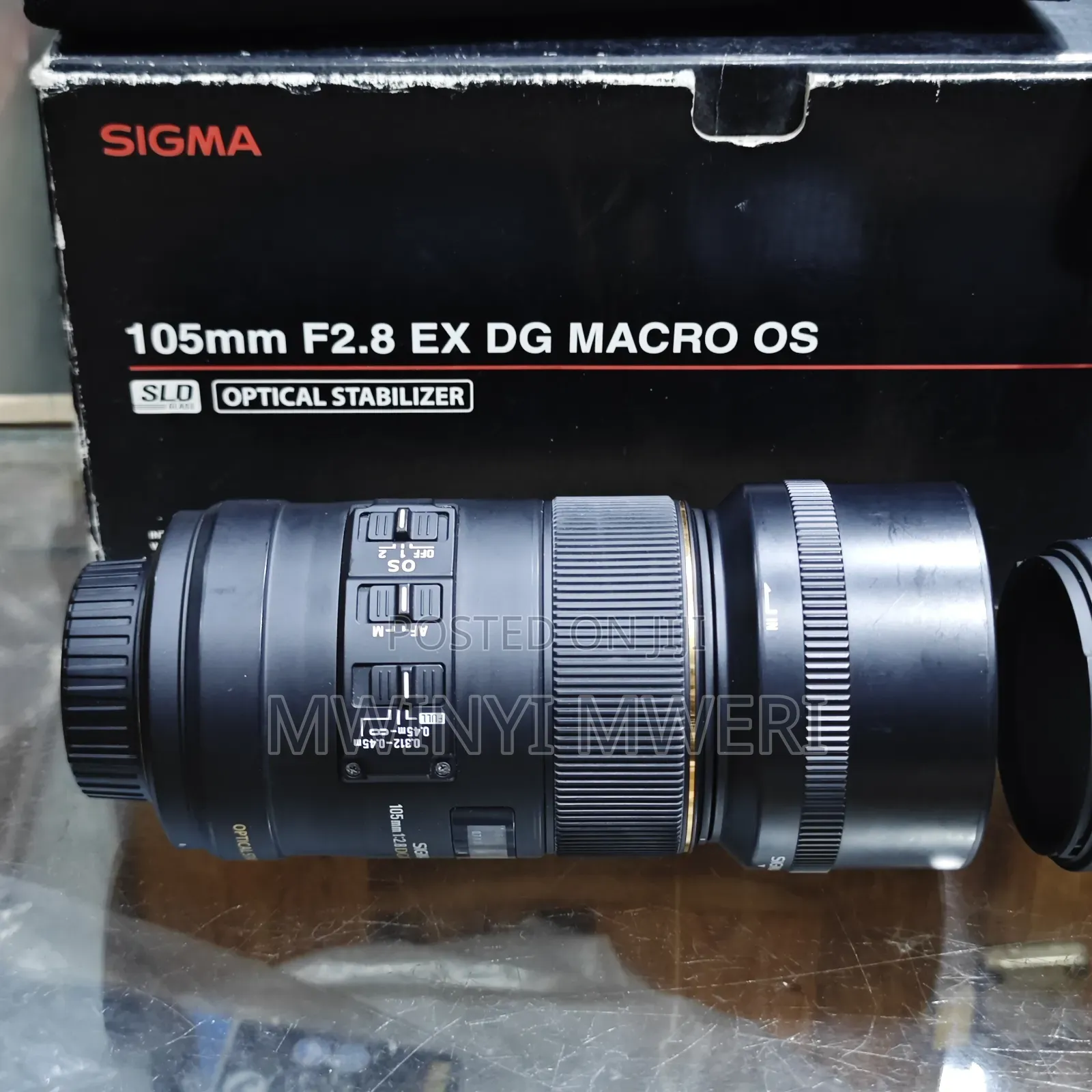Sigma 105mm F/2.8 EX DG OS HSM Macro Lens for Nikon