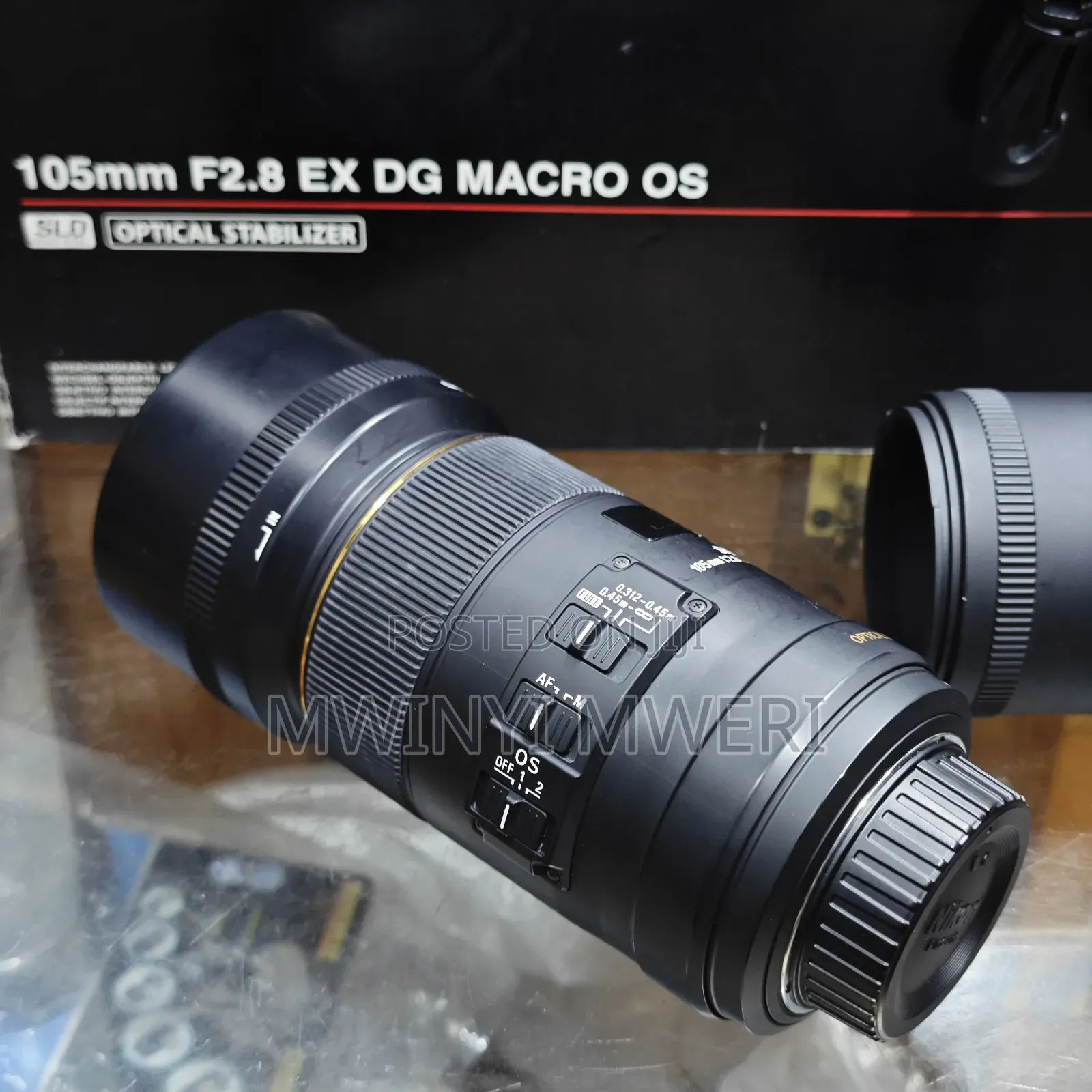 Sigma 105mm F/2.8 EX DG OS HSM Macro Lens for Nikon