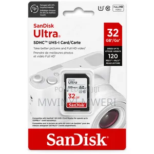 SanDisk Ultra 32GB SDHCTM UHS-I Card/Carte