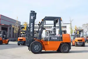3.5tons 3stages 5metres Diesel Engine Forklift
