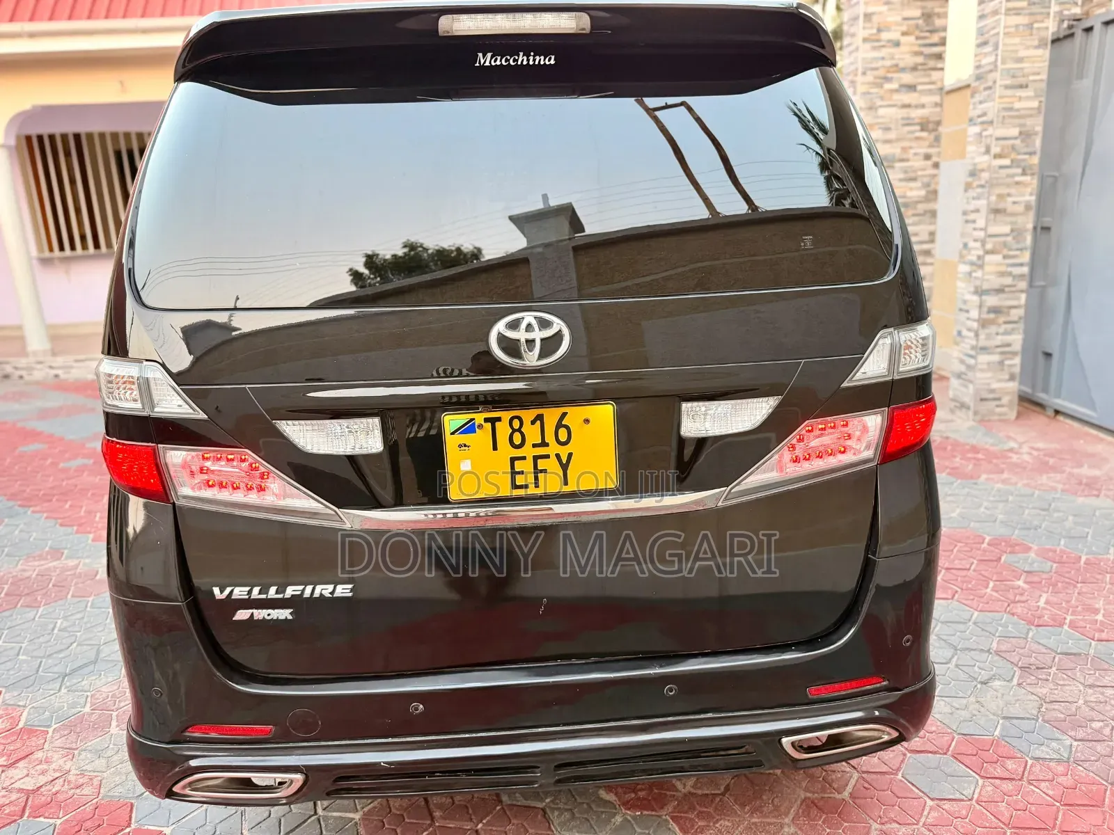 Toyota Vellfire 2012 Black