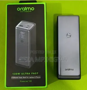 ORAIMO POWER JET 130W (Power Bank) Hii Ina Chaji Hadi Laptops.