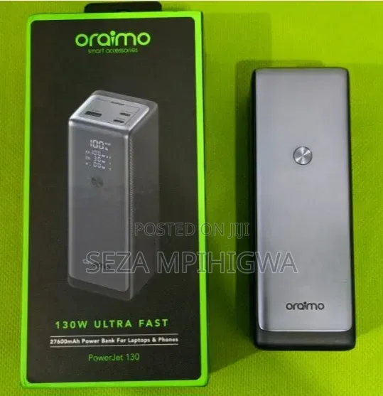 ORAIMO POWER JET 130W (Power Bank) Hii Ina Chaji Hadi Laptops.