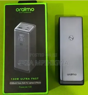 ORAIMO POWER JET 130W (Power Bank) Hii Ina Chaji Hadi Laptops.