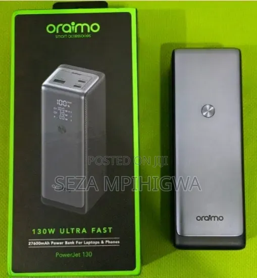 ORAIMO POWER JET 130W (Power Bank) Hii Ina Chaji Hadi Laptops.