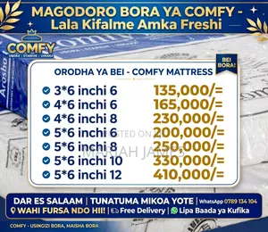 Magodoro Ya Comfy .Jumla Na Reja Reja