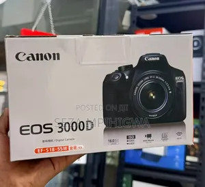 Canon EOS 3000D Ikiwa Na Lensi Ya 18-55mm