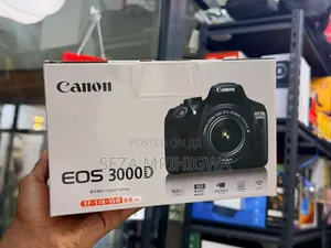 Canon EOS 3000D Ikiwa Na Lensi Ya 18-55mm