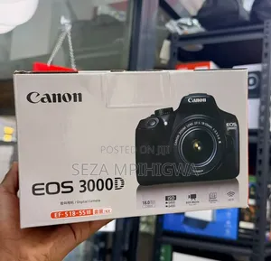 Canon EOS 3000D Ikiwa Na Lensi Ya 18-55mm