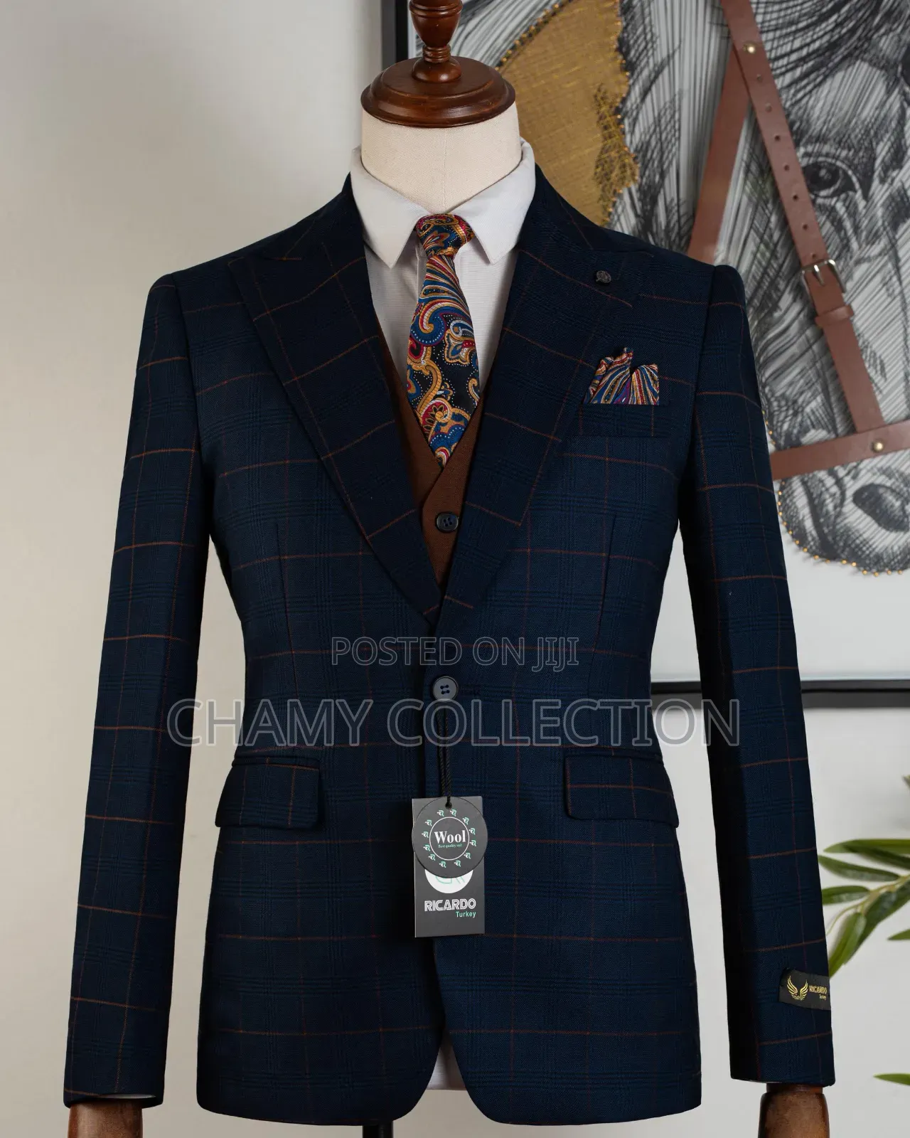 Mens Suits Wool Ricardo