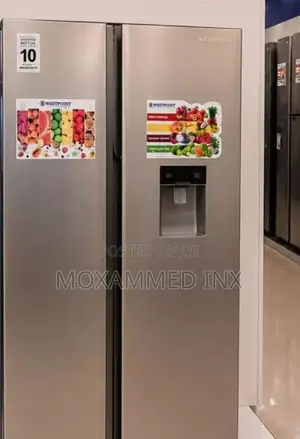 Westpoint Side by Side Fridge, 500LWWT 500Silver Color With Water Disp