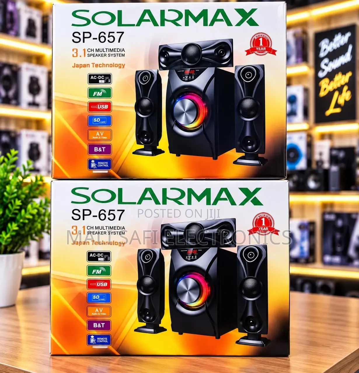 Solar Max Subwoofer Speaker 3