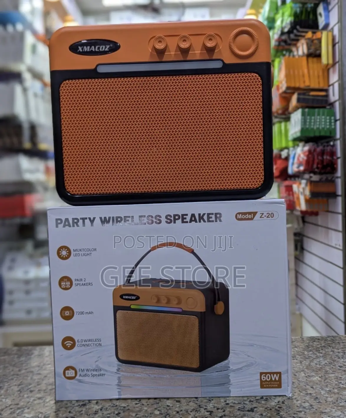 An Xmacoz Party Wireless Speaker (Model Z-20)