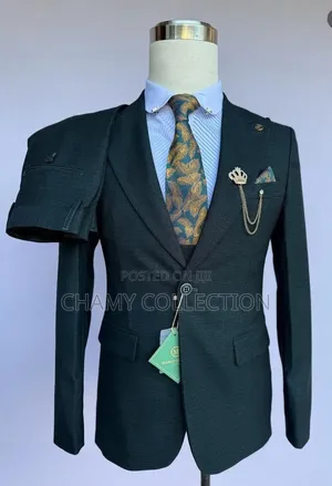 Mens Suit Dark Teal /Forest Green