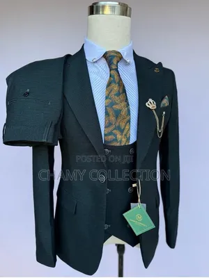 Mens Suit Dark Teal /Forest Green