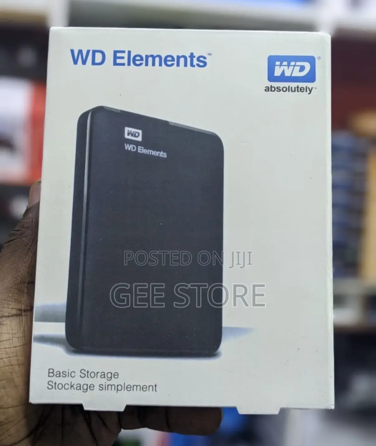 A WD Elements Portable External Hard Drive With USB 3.0 Support
