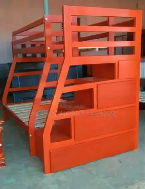 Kitanda Cha Mbao Imara Na Kisasa