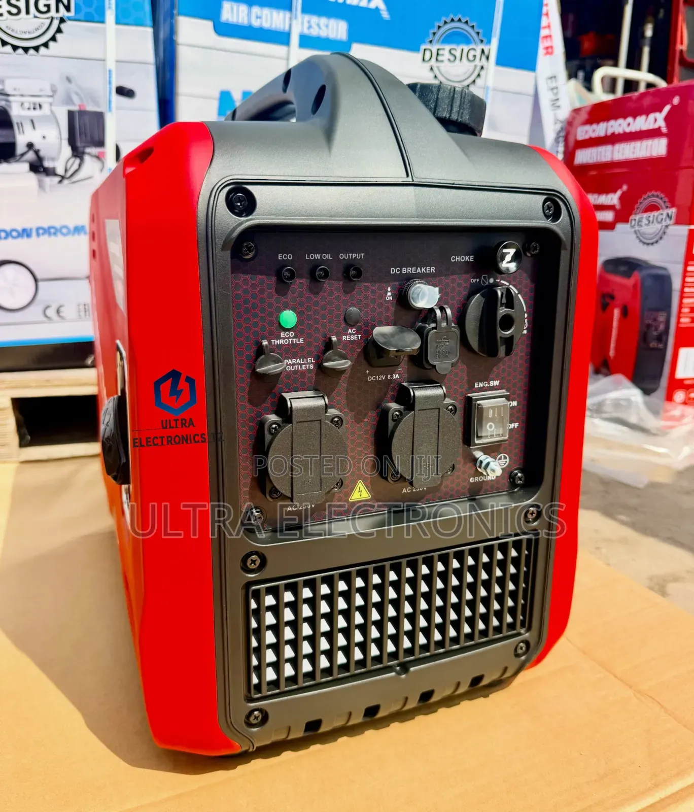 EDON PROMAX Portable Silent Inverter Generator Gasoline With 3800 W