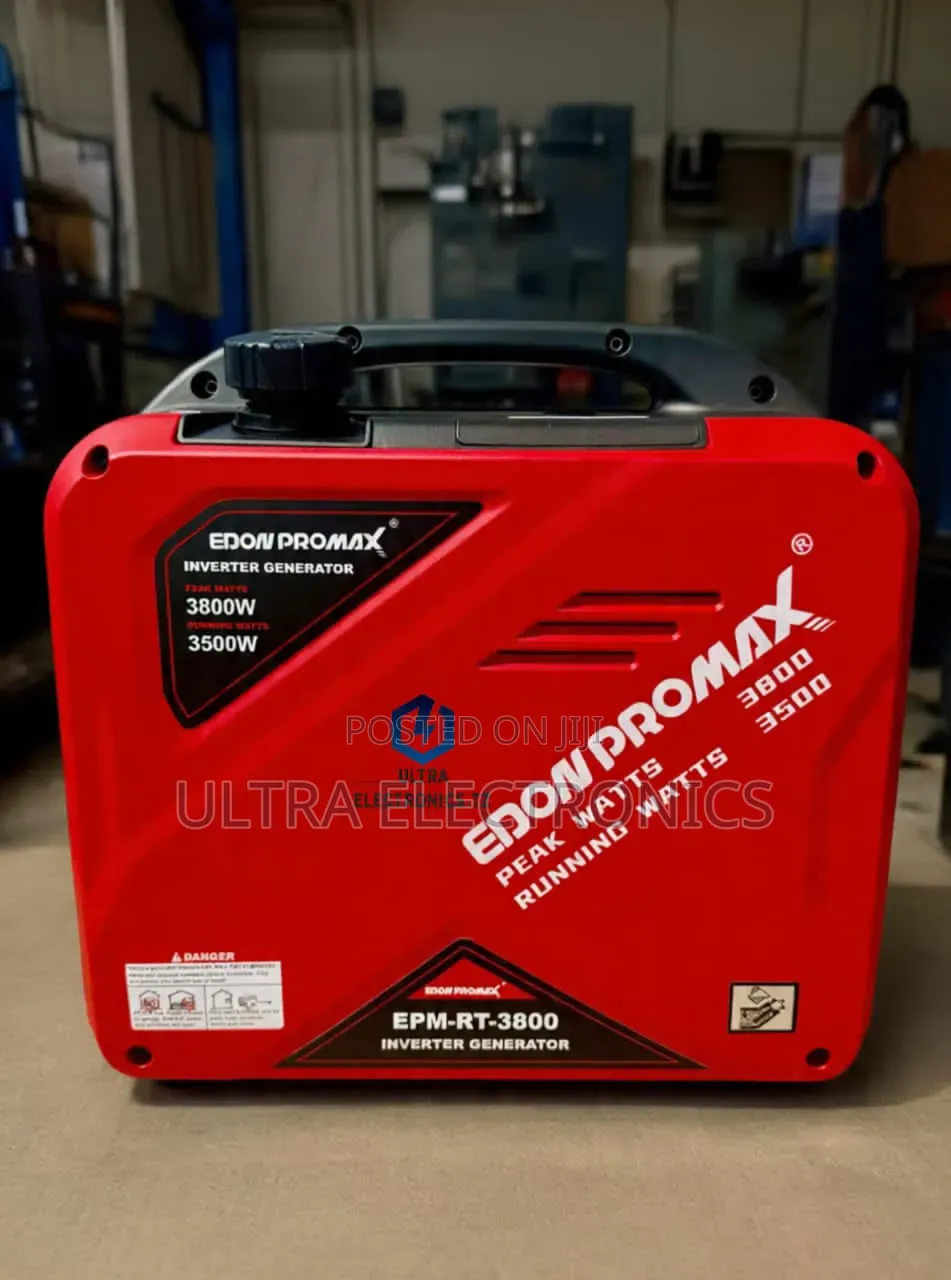 EDON PROMAX Portable Silent Inverter Generator Gasoline With 3800 W