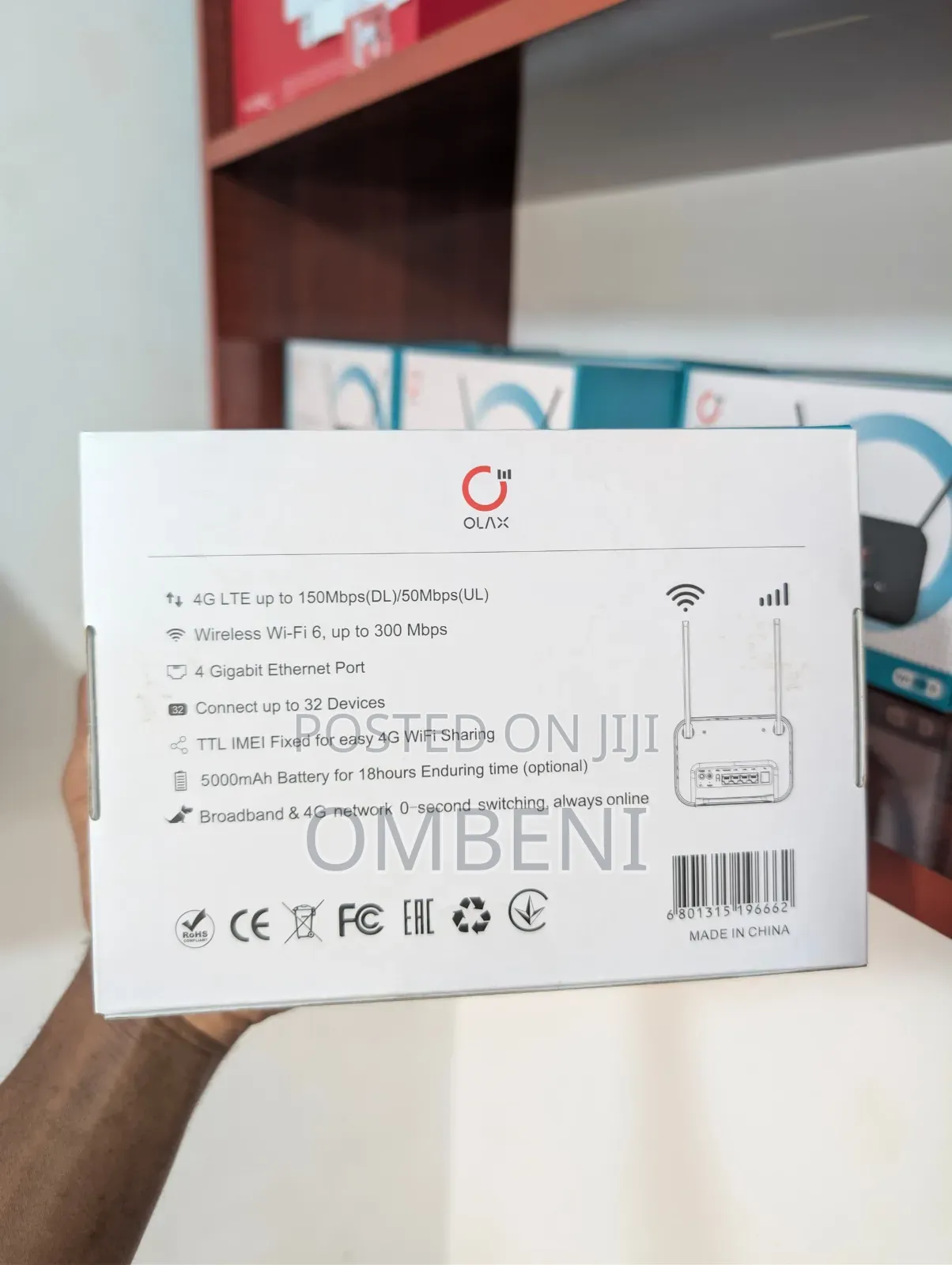 OLAX AX8 PRO – 4G WiFi Router