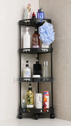 *# 4-Tier Conner Trolley Rack Organizer.