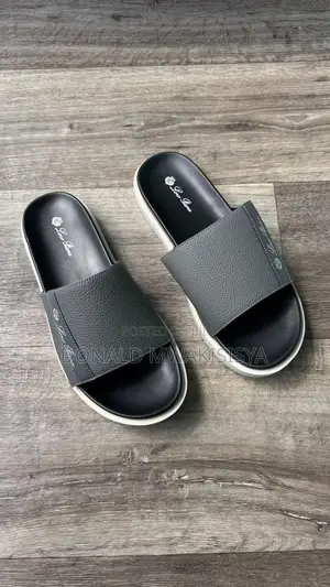 Loro Piana Leather Slides