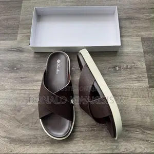 Loro Piana Leather Slides