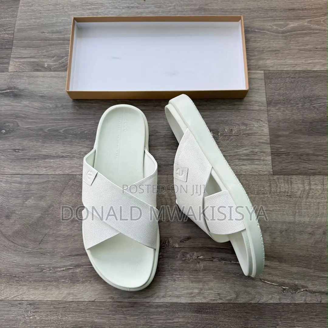Ecco Cross Strap Slides