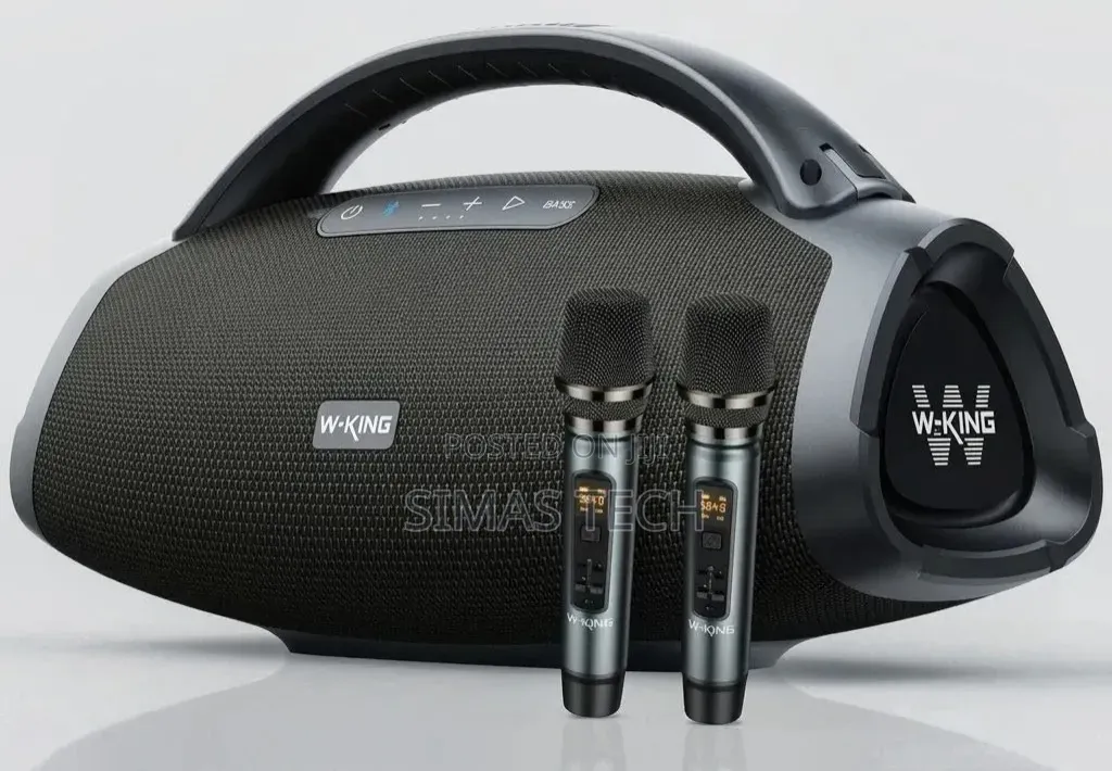 W-King D20 Karaoke Bluetooth Speaker With Wireless Microphone