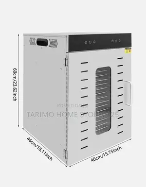 20-Tray Food Dryer Food Dehydrator Machine Stainless Steel Food