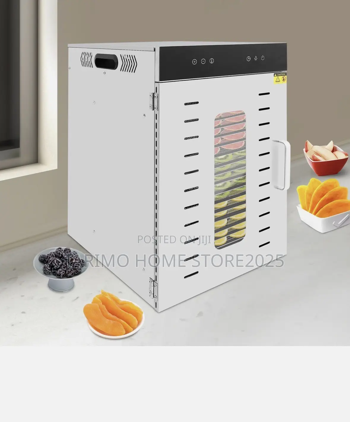 20-Tray Food Dryer Food Dehydrator Machine Stainless Steel Food
