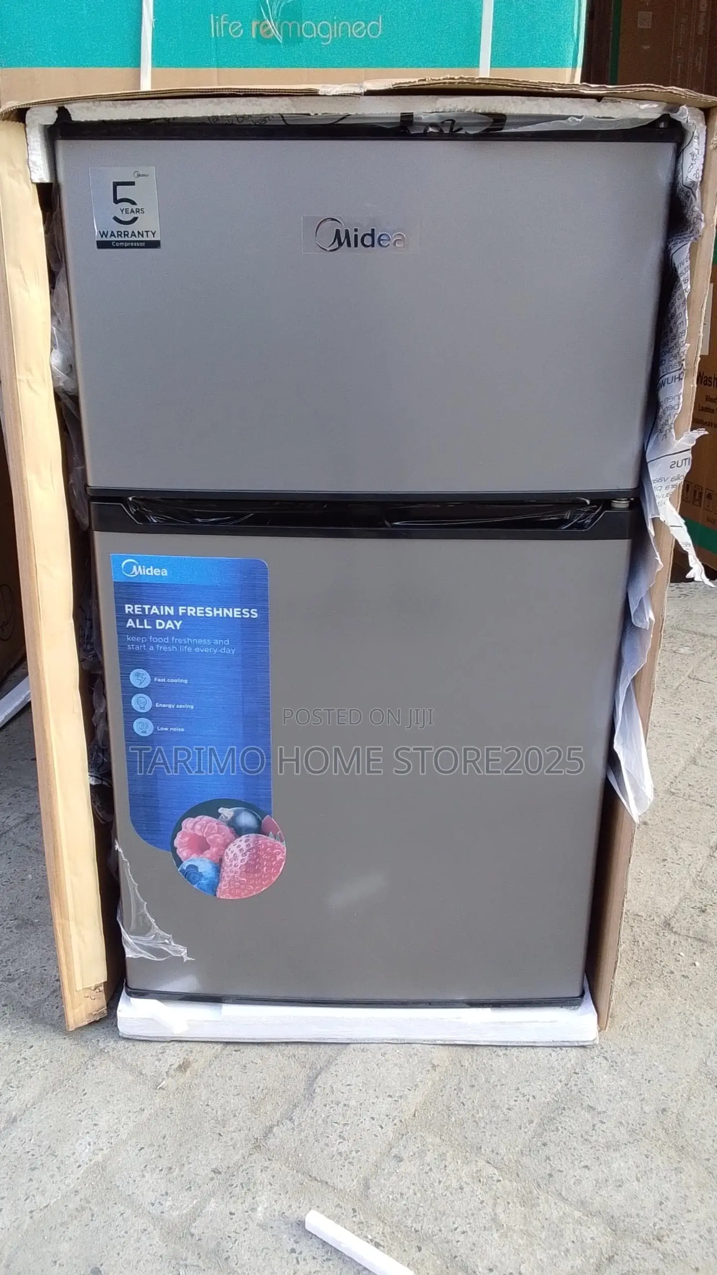 Midea Refrigerator 134 Compact Double-Door