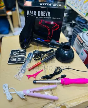 Comprehensive All-in-One Personal Hair Styling Kit