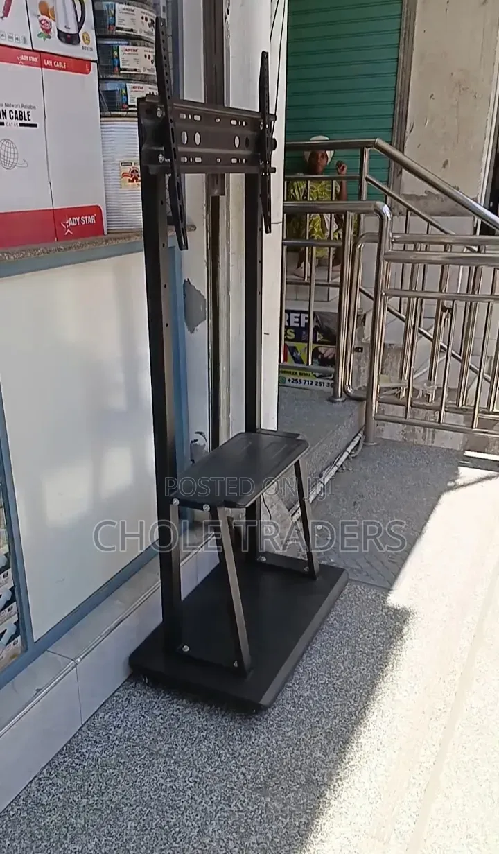 Mobile TV Trolley / Cart / Floor Stand With Lock Wheels (32-75 Inches)