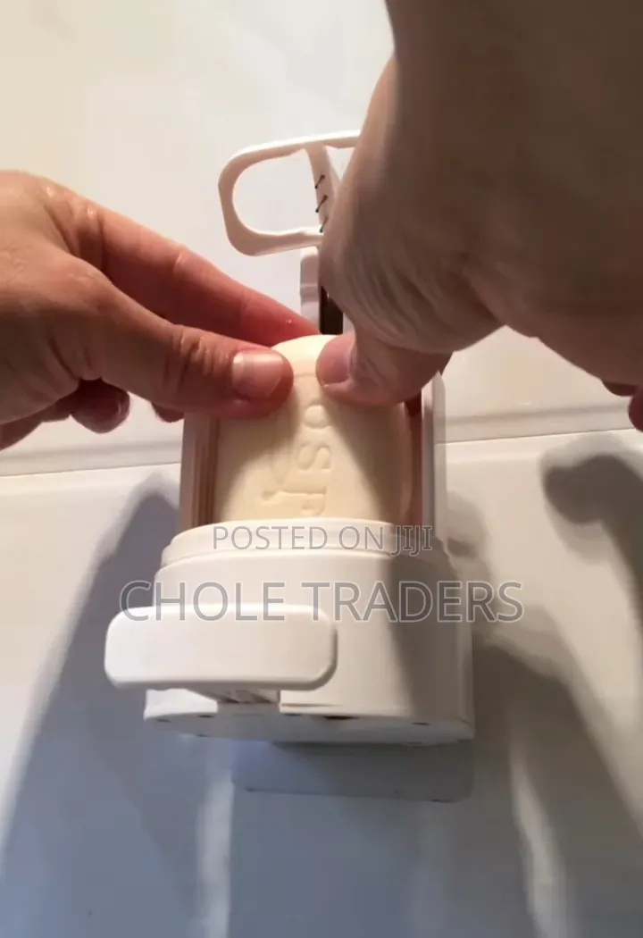 Wall-Mounted Bar Soap Grinder / Powder Dispenser
