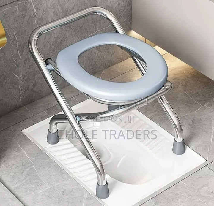 Foldable Stainless Steel Potty Seat / Chair