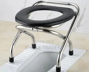 Foldable Stainless Steel Potty Seat / Chair