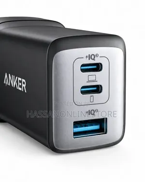 Anker 735 Charger (Nano II 65W), 3-Port Fast Charger Plug
