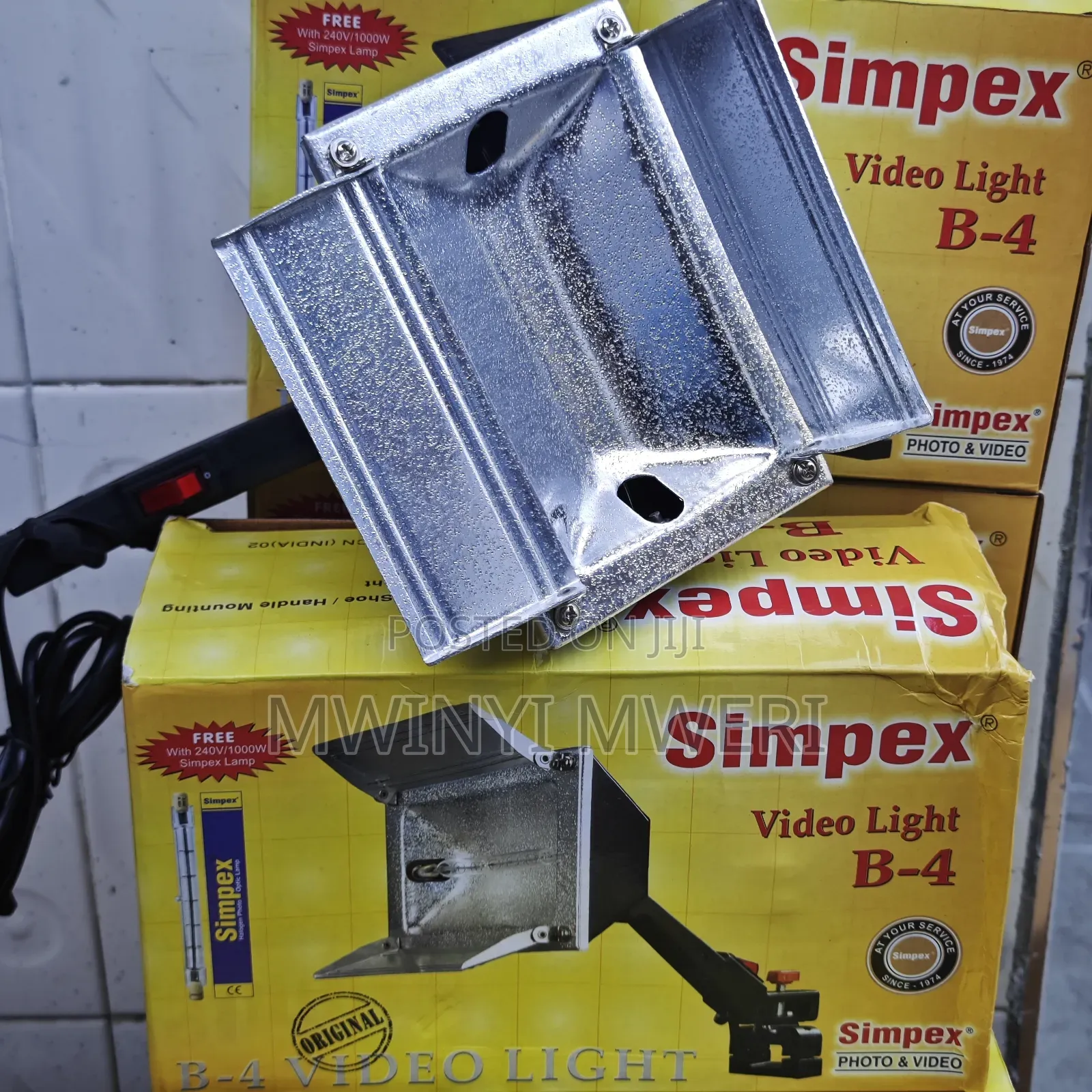 Simpex B-4 Tungsten Video Light
